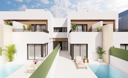 Villa / Semi pareado - Obra nueva - Santiago de la Ribera - Santiago de la Ribera