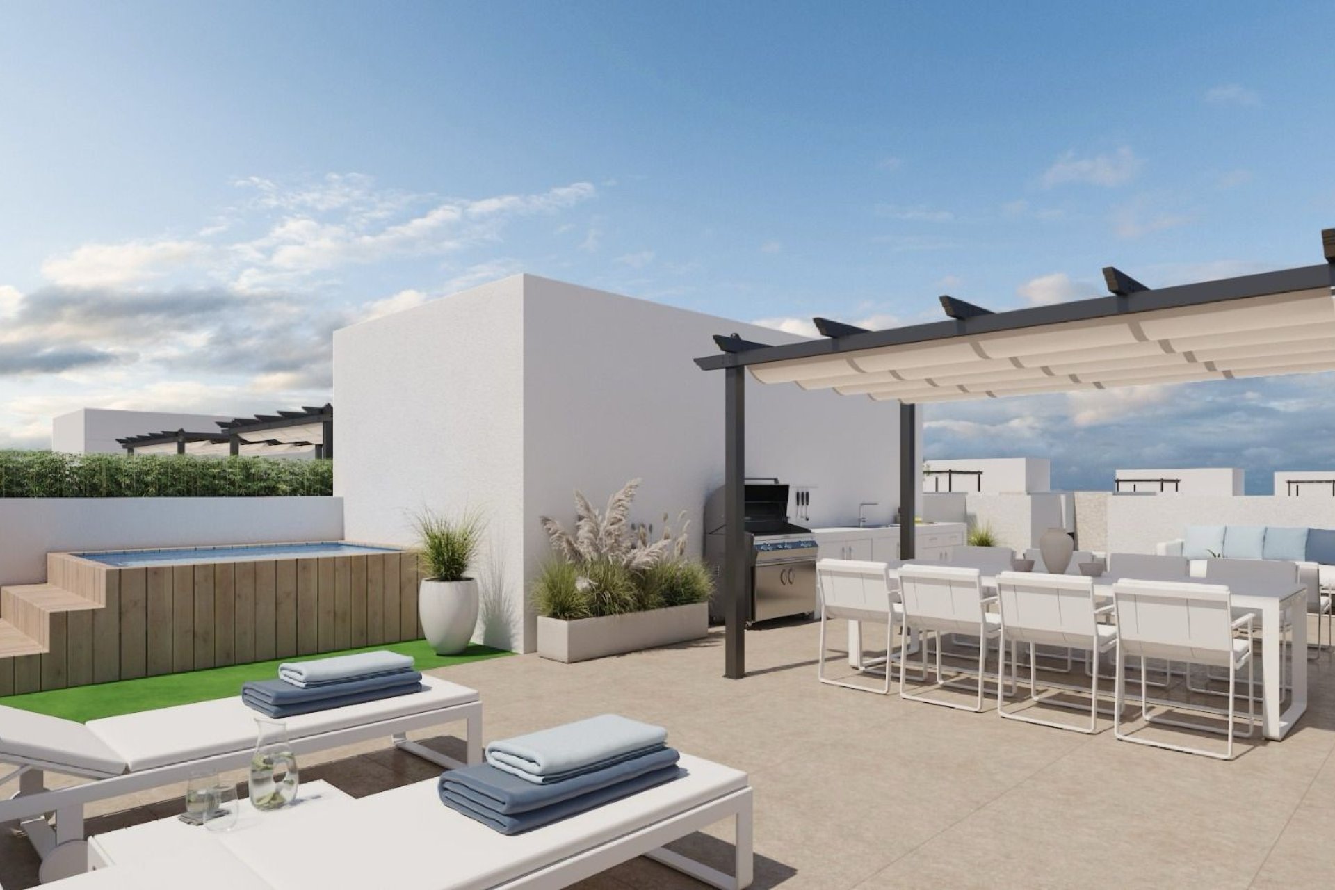 Vonios kambarys – Modernus penthausas su privačiu soliariumu ir terasa La Nucía (Costa Blanca – Alikantė)