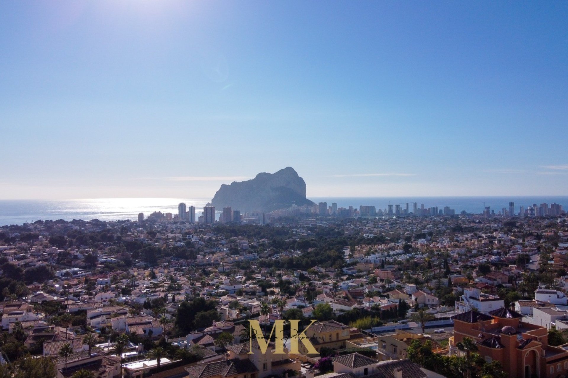 Widoki panoramiczne - Apartament typu bungalow z solarium i zapierającymi dech widokami na Calpe i Peñón de Ifach - Calpe (Costa Blanca - Alicante)