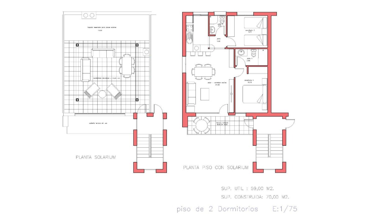 New Build - Bungalow - Fuente Álamo - La Pinilla