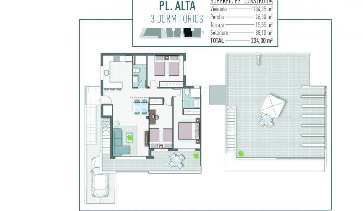 New Build - Bungalow - Pilar de la Horadada - La Rambla