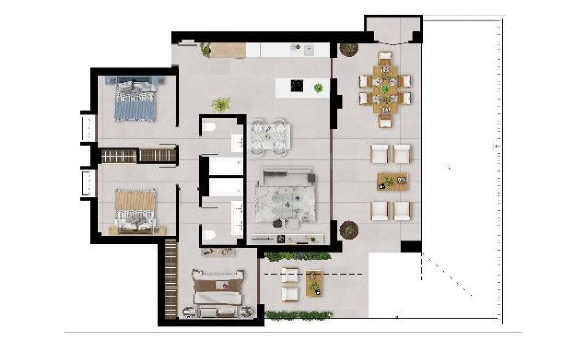 New Build - Apartment / flat - Istán