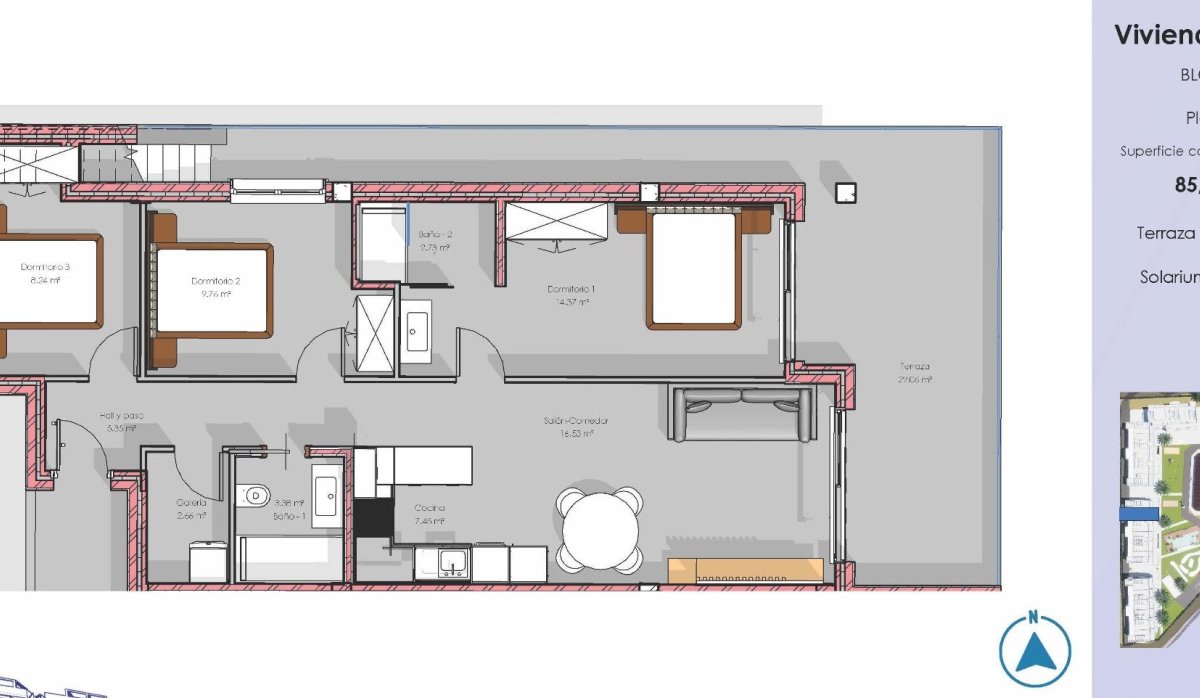 New Build - Penthouse - Guardamar del Segura