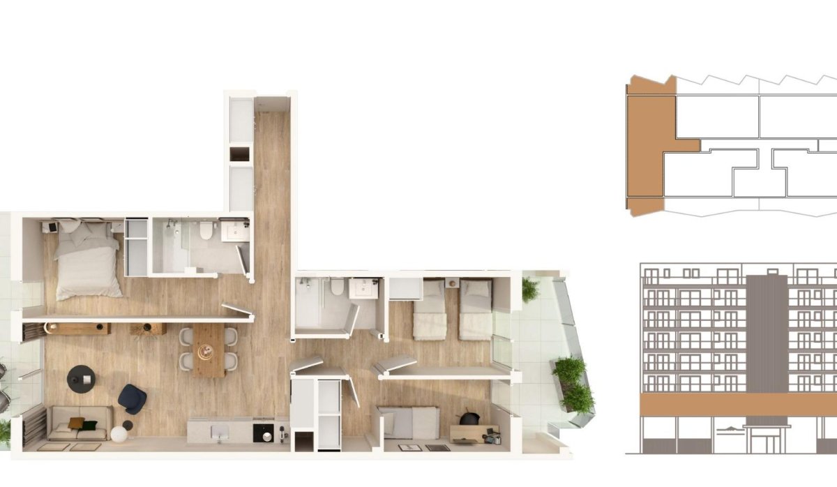 Nauja statyba - Butas / butas - 
