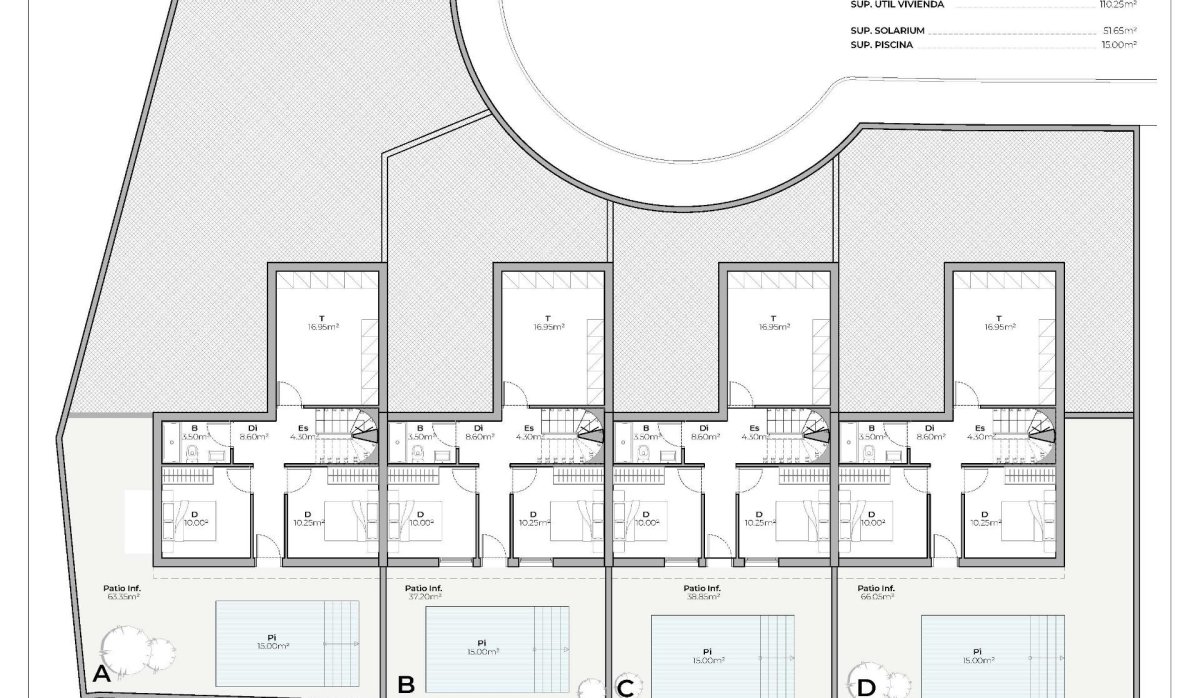 Новое здание - Semidetached - Mazarron