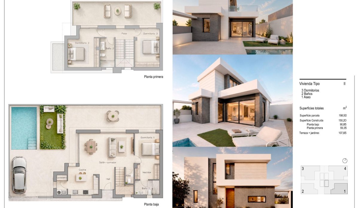Новое здание - Villa - Pilar de La Horadada