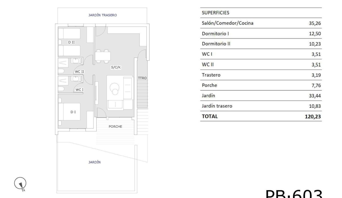 New Build - Bungalow - San Miguel de Salinas