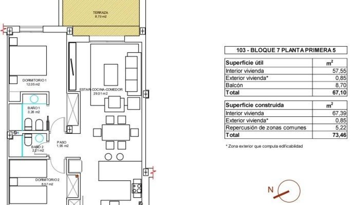 Obra nueva - Apartamento / piso - Vera