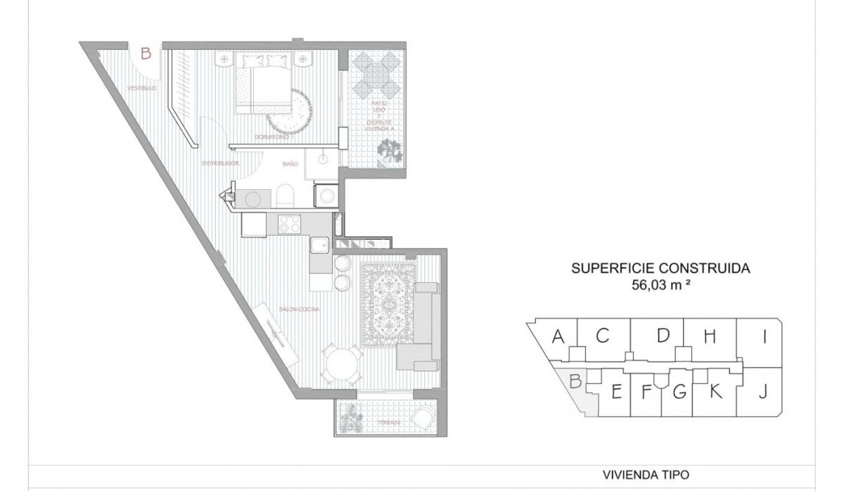 New Build - Apartment / flat - Alcantarilla - pueblo