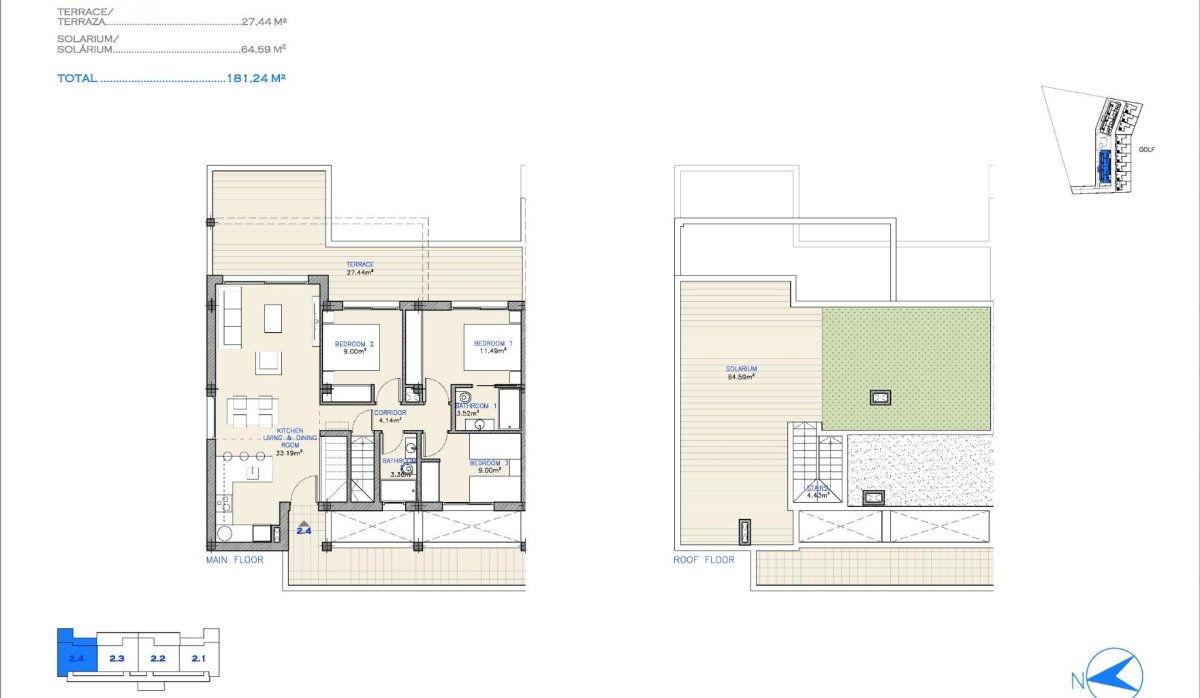 New Build - Penthouse - Los Alcazares - Serena Golf