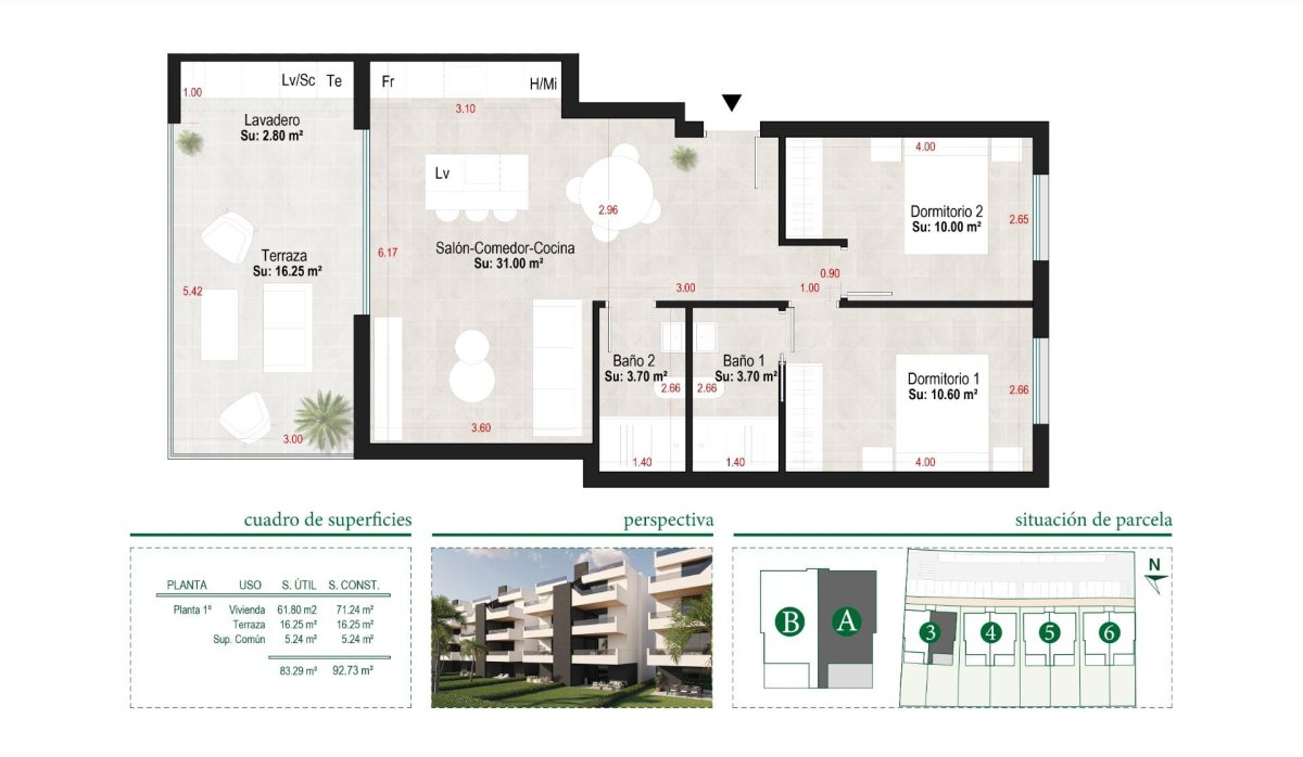 New Build - Apartment / flat - Alhama De Murcia