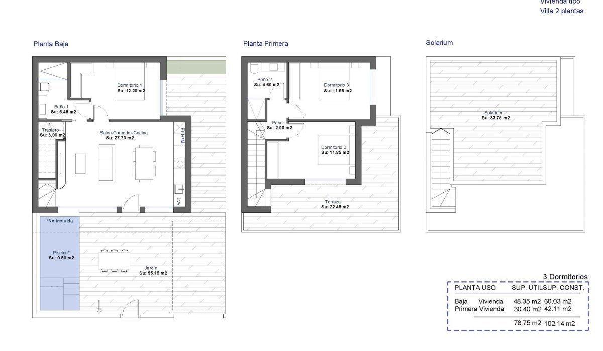 Новое здание - Semidetached - Alhama De Murcia