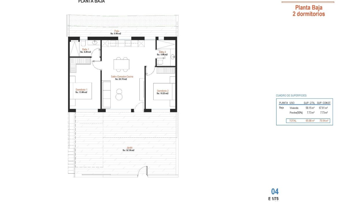 Obra nueva - Bungalow - Alhama De Murcia