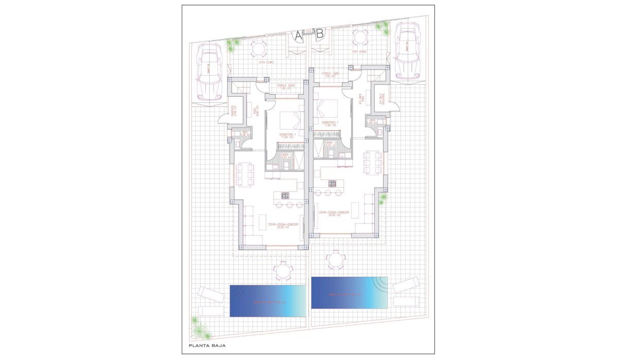 Obra nueva - Villa / Semi pareado - Daya Nueva
