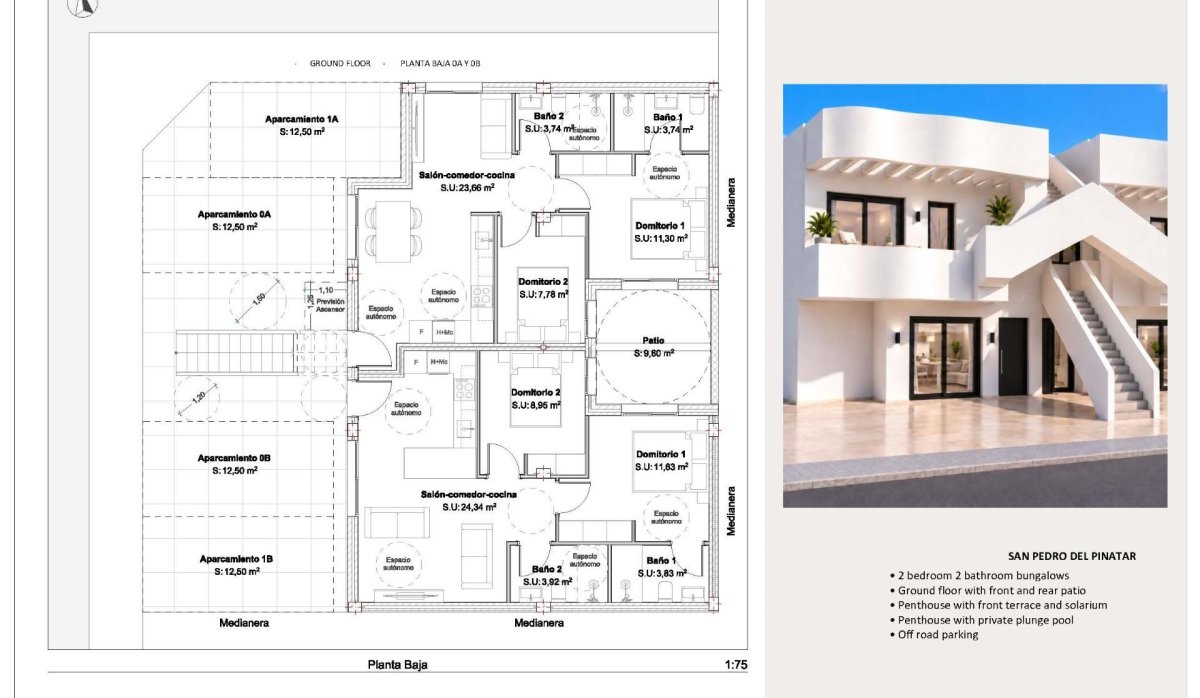 Obra nueva - Bungalow - San Pedro del Pinatar