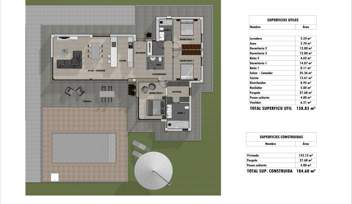 New Build - Villa - Pinoso - Lel