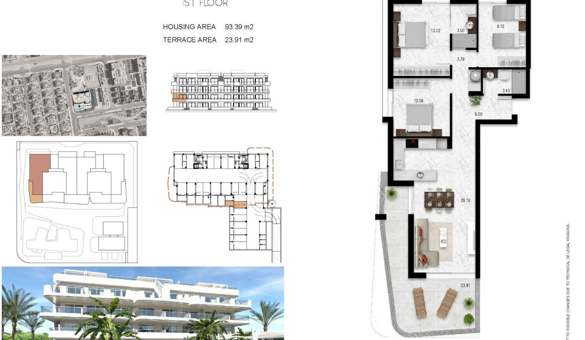 New Build - Apartment / flat - Orihuela Costa - Lomas de Cabo Roig