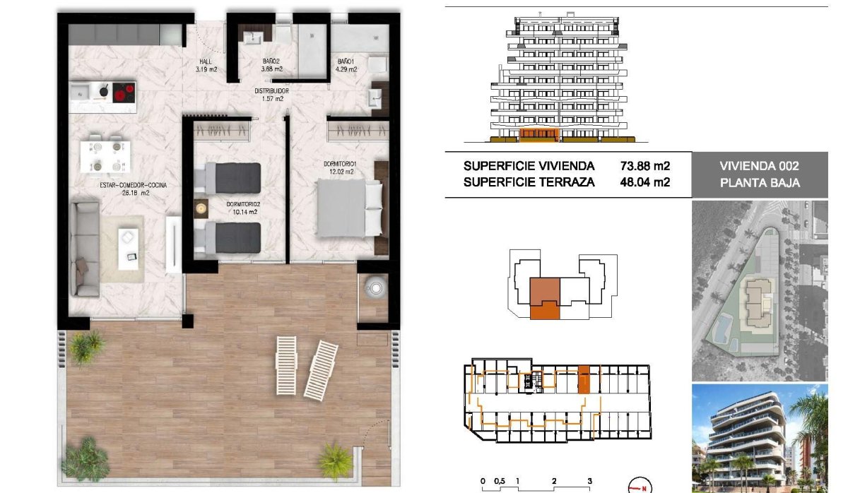 New Build - Apartment / flat - Guardamar del Segura - Puerto