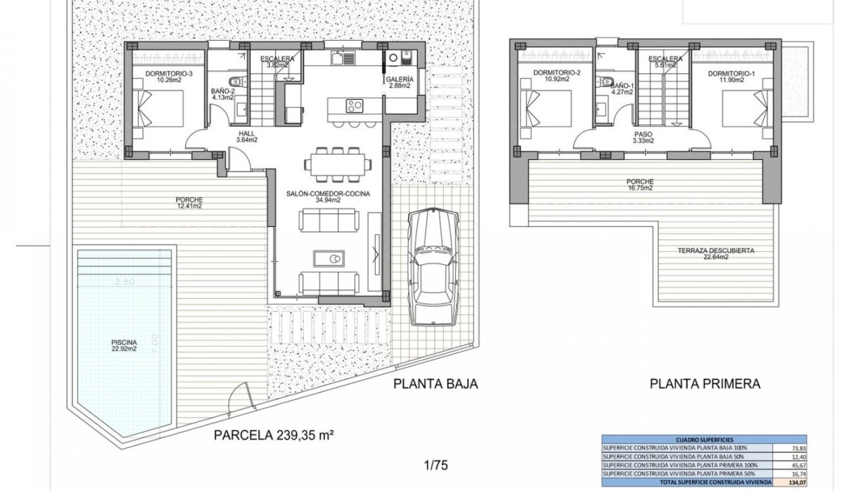 New Build - Villa - Benijofar - Polideportivo