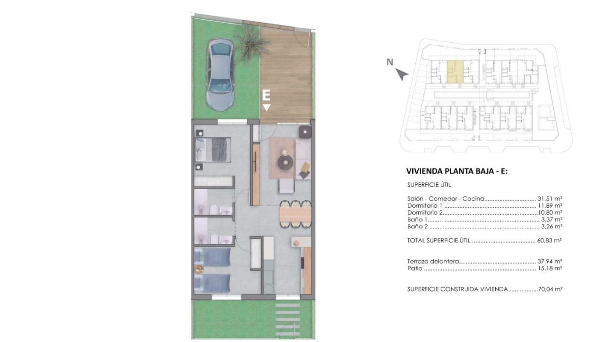 New Build - Bungalow - Pilar de la Horadada - pueblo