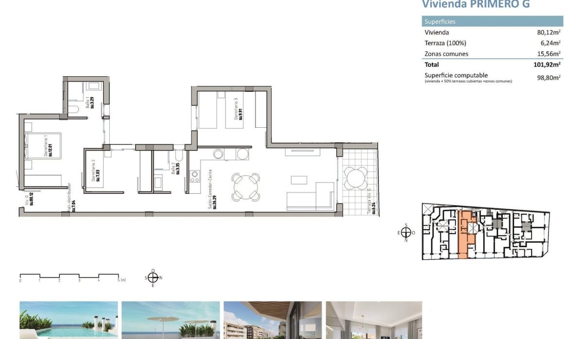 New Build - Apartment / flat - Guardamar del Segura - Pueblo