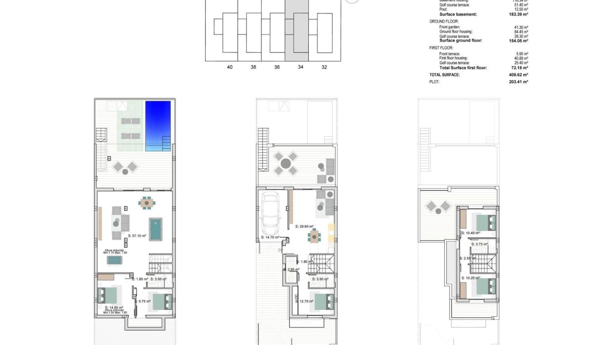 New Build - Townhouse - Los Alcazares - Serena Golf