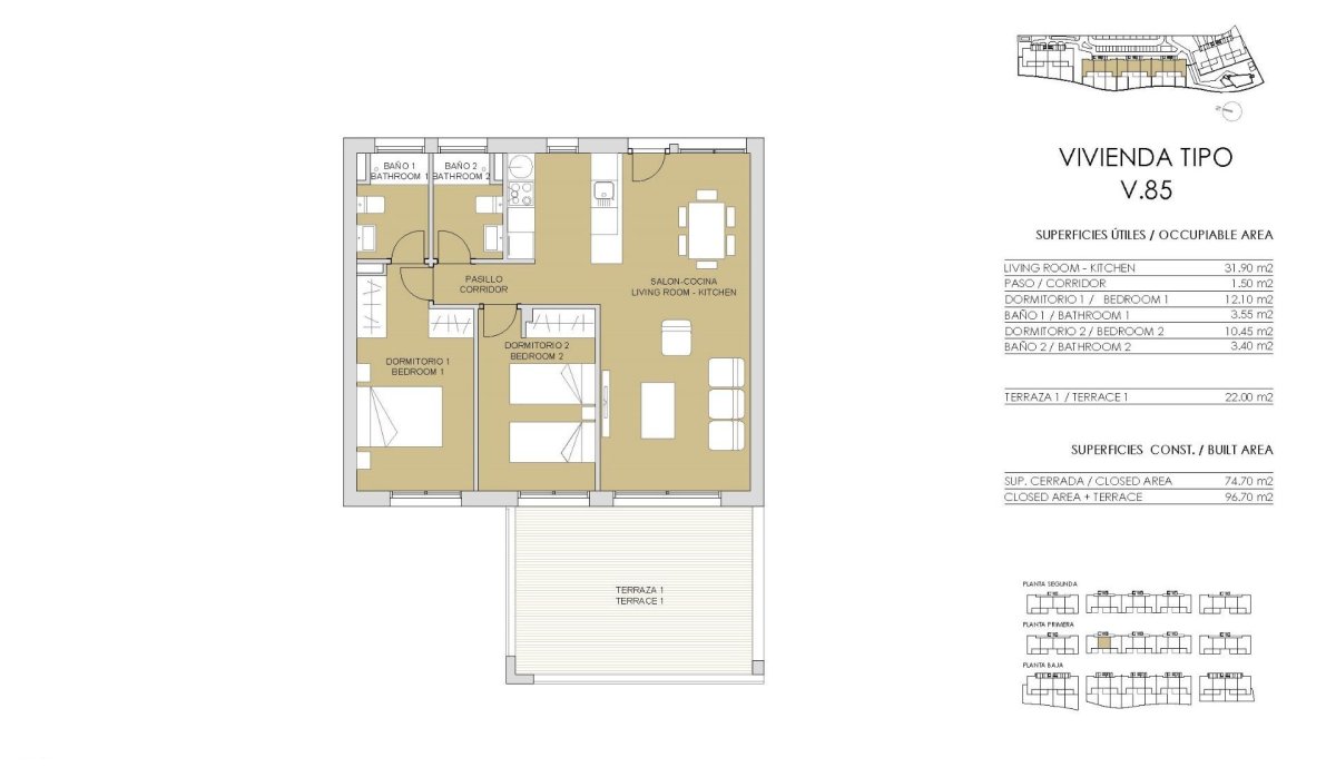 New Build - Apartment / flat - Pilar de la Horadada - Lo Romero Golf