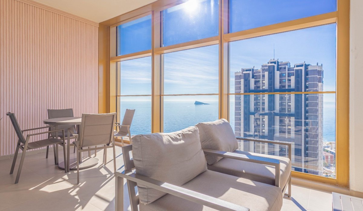 Terrace - Luxury apartment for sale in the iconic Intempo building, Benidorm (Costa Blanca - Alicante)