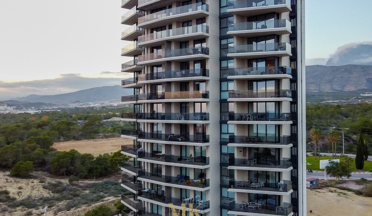 Facade - Luxury apartment for sale in new building Sakura, Benidorm - Poniente Beach (Costa Blanca, Alicante)