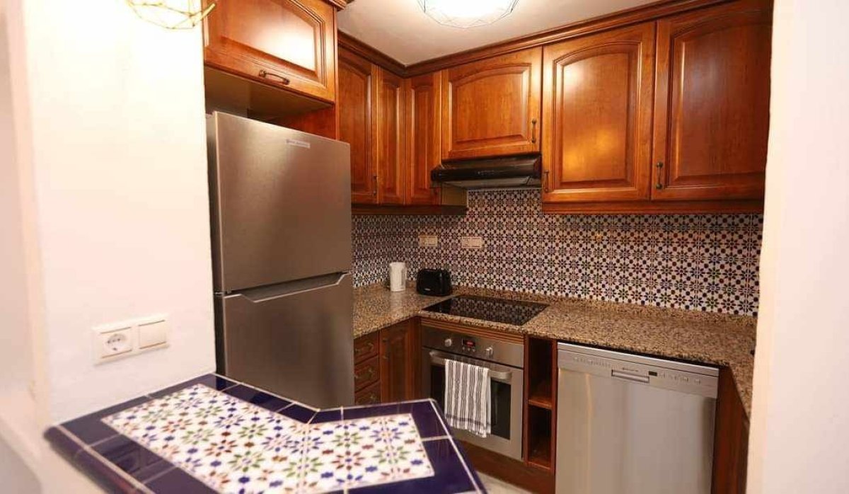 Kitchen - Apartment with sea views in Torrevieja, Playa de los Locos (Costa Blanca - Alicante)