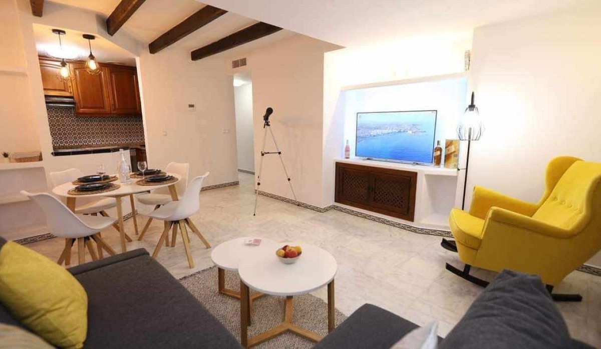 Living Room - Apartment with sea views in Torrevieja, Playa de los Locos (Costa Blanca - Alicante)