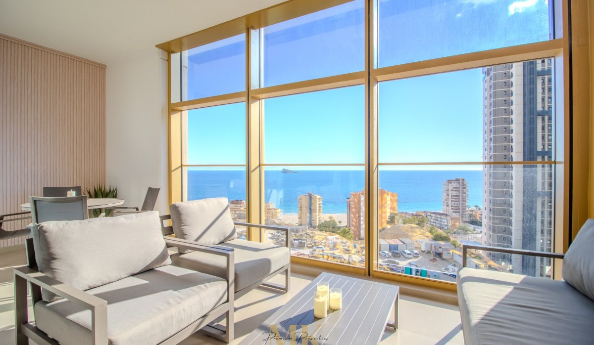 Terrace with seaview - Luxury apartment for sale in the unique Intempo building, Poniente (Costa Blanca - Alicante - Benidorm)