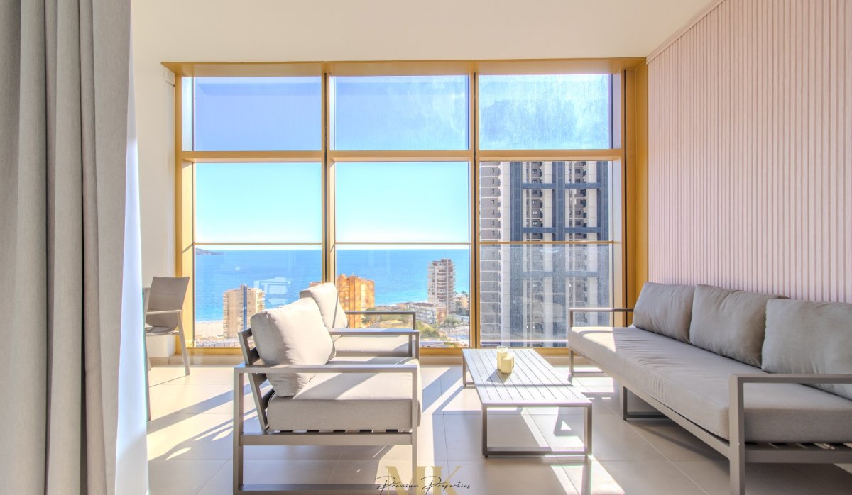 Terrace - Luxury apartment for sale in the unique Intempo building, Poniente (Costa Blanca - Alicante - Benidorm)