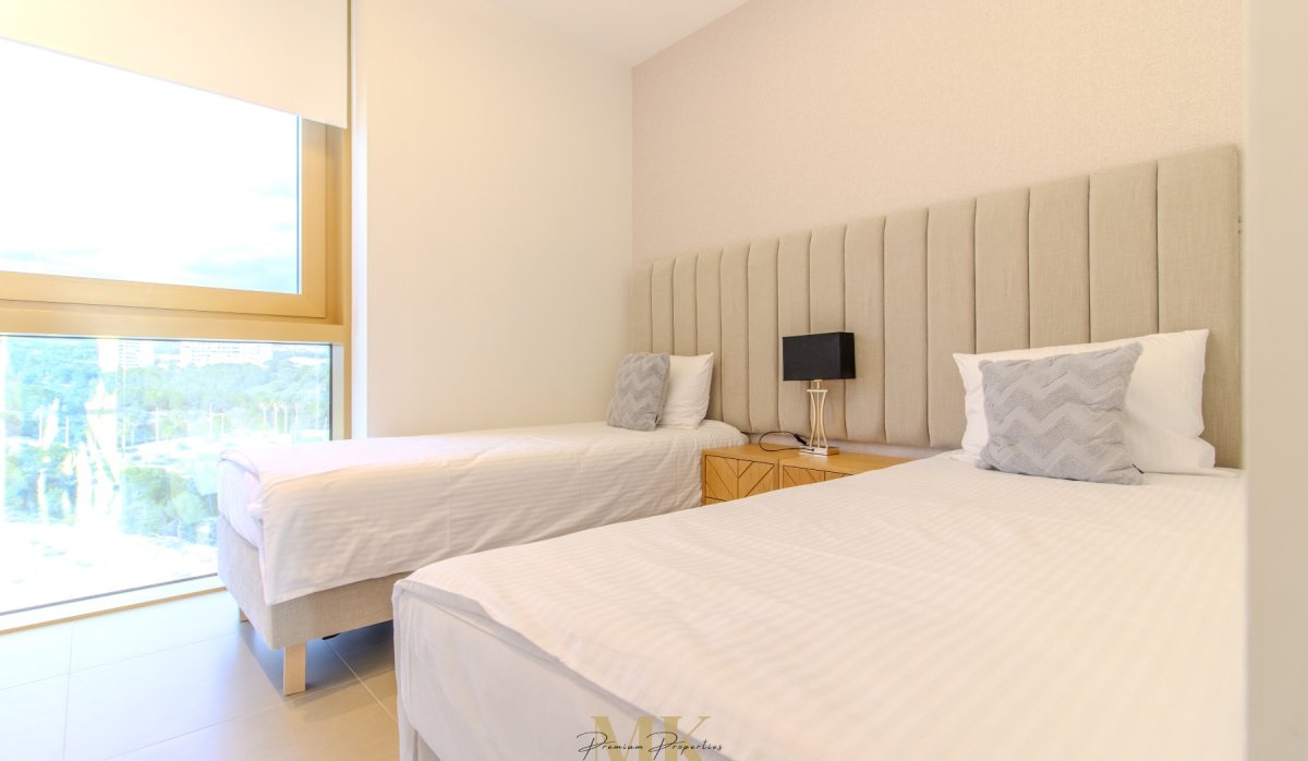 Second bedroom - Luxury apartment for sale in the unique Intempo building, Poniente (Costa Blanca - Alicante - Benidorm)