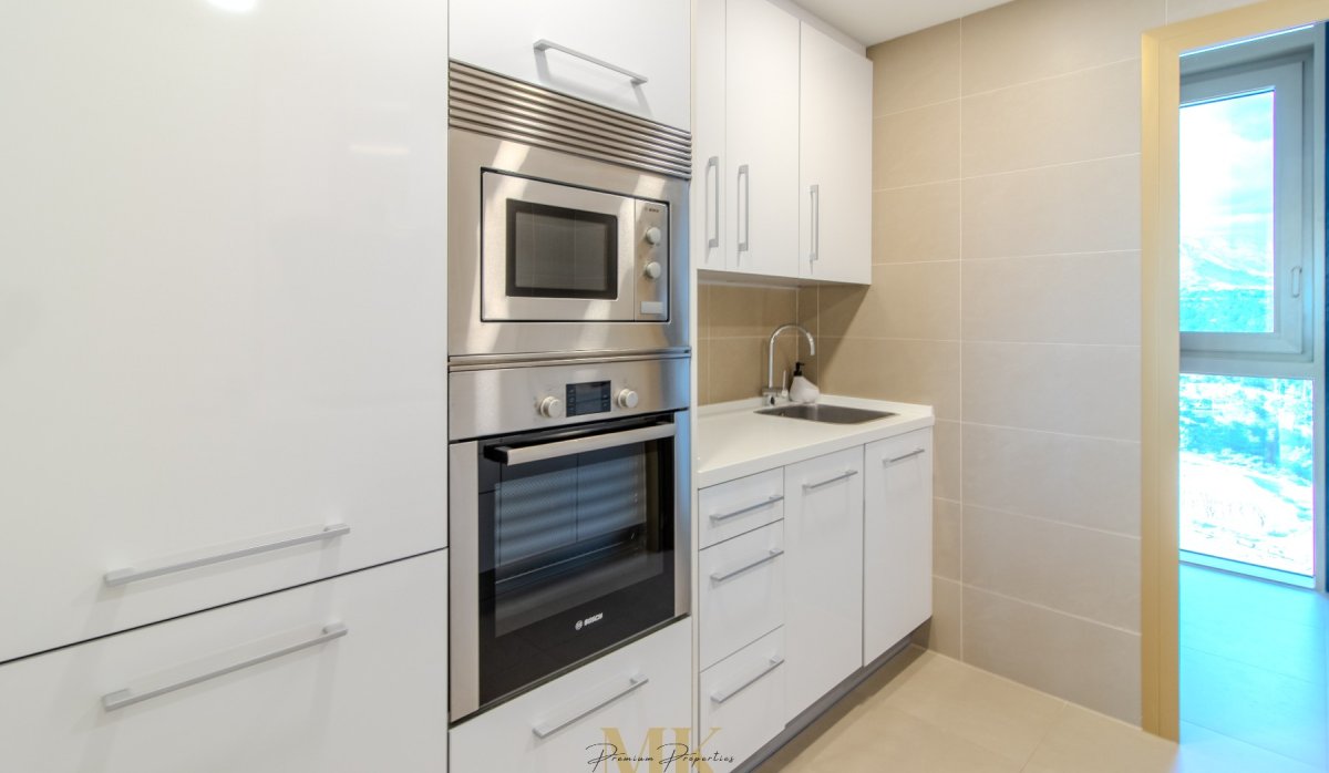 Kitchen - Luxury apartment for sale in the unique Intempo building, Poniente (Costa Blanca - Alicante - Benidorm)