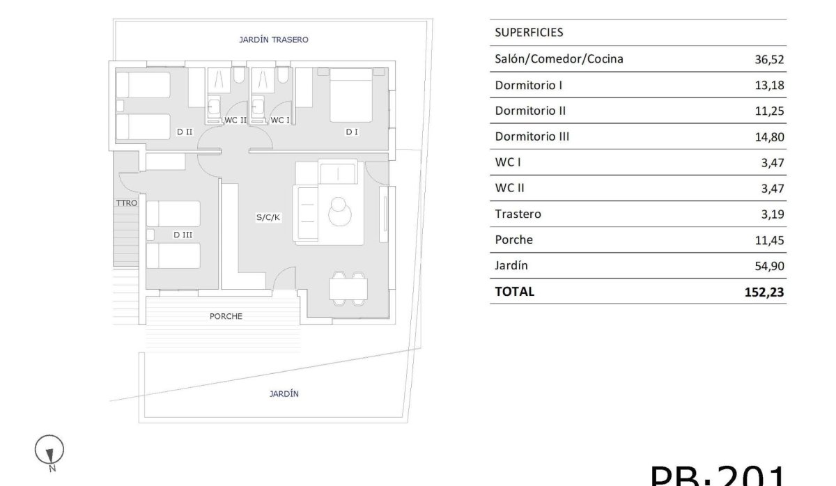 New Build - Bungalow - San Miguel de Salinas