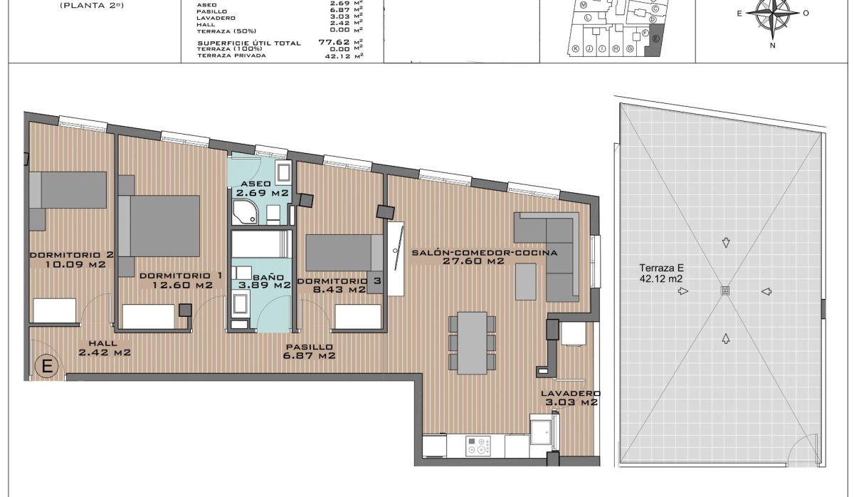 New Build - Penthouse - Algorfa - Pueblo