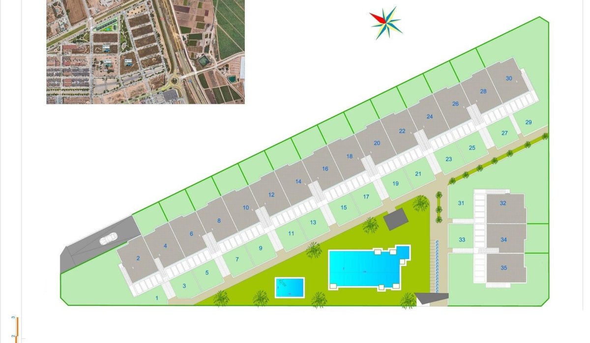 Новое здание - Бунгало - Pilar de La Horadada