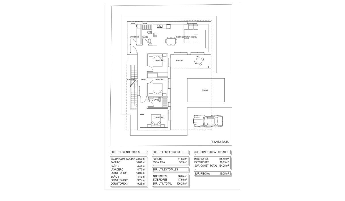 New Build - Villa - Pinoso - Lel