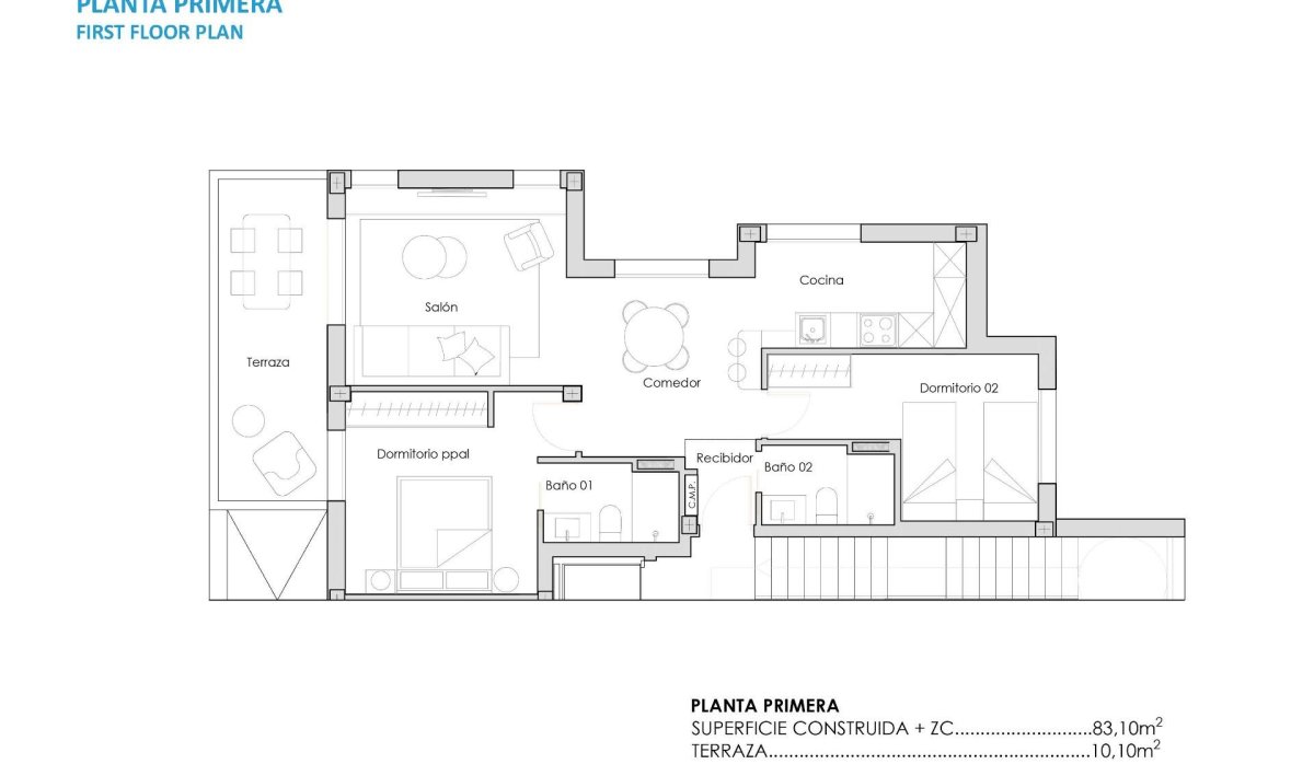 Obra nueva - Apartamento / piso - Torre Pacheco