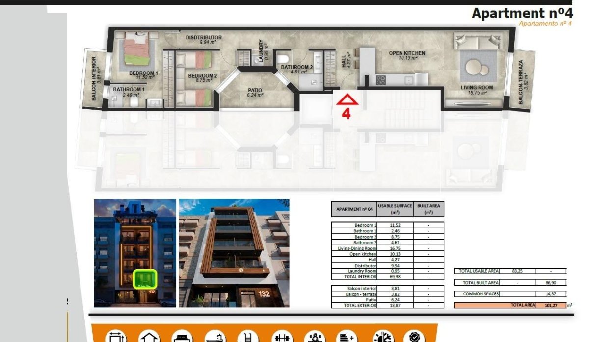 Новое здание - Квартира / квартира - Torrevieja