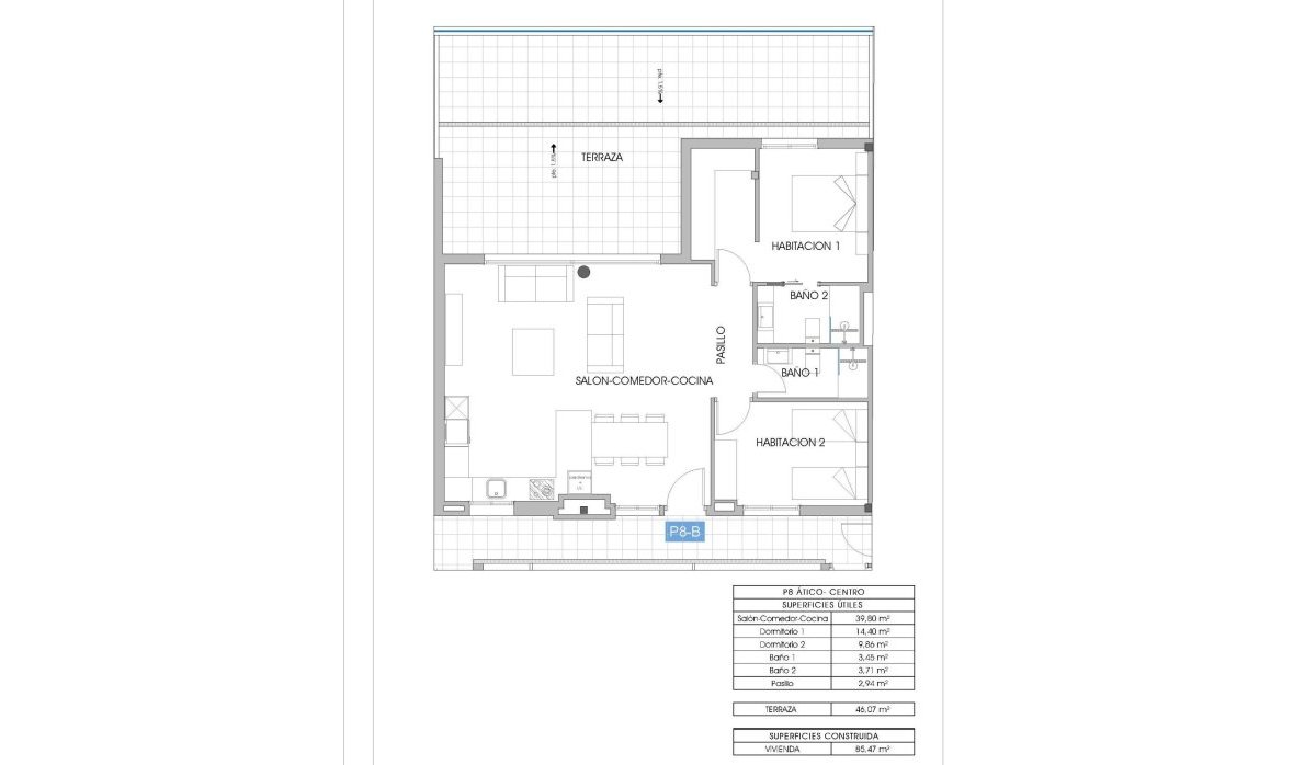 Новое здание - Пентхаус - Villajoyosa