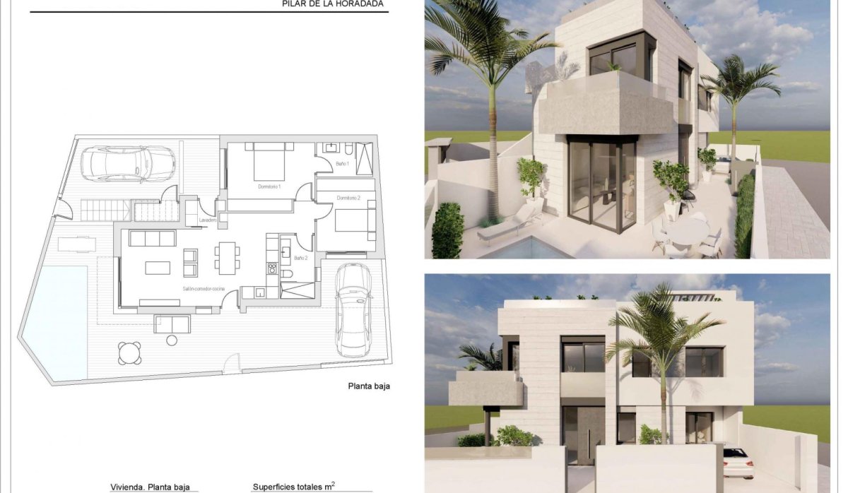 Obra nueva - Bungalow - Pilar de La Horadada