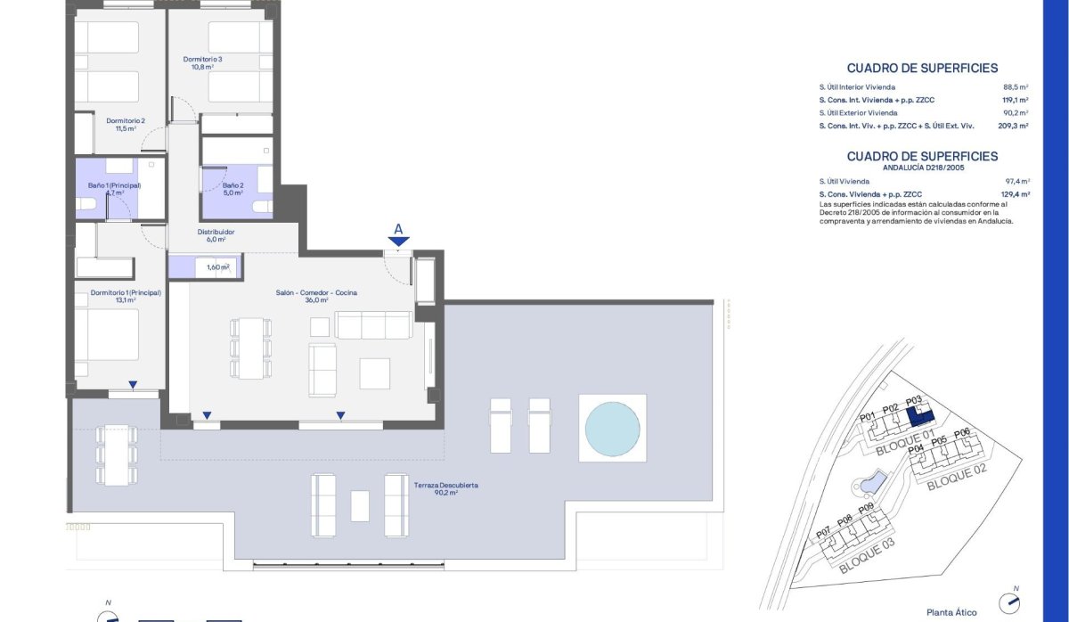 Obra nueva - Ático - Casares