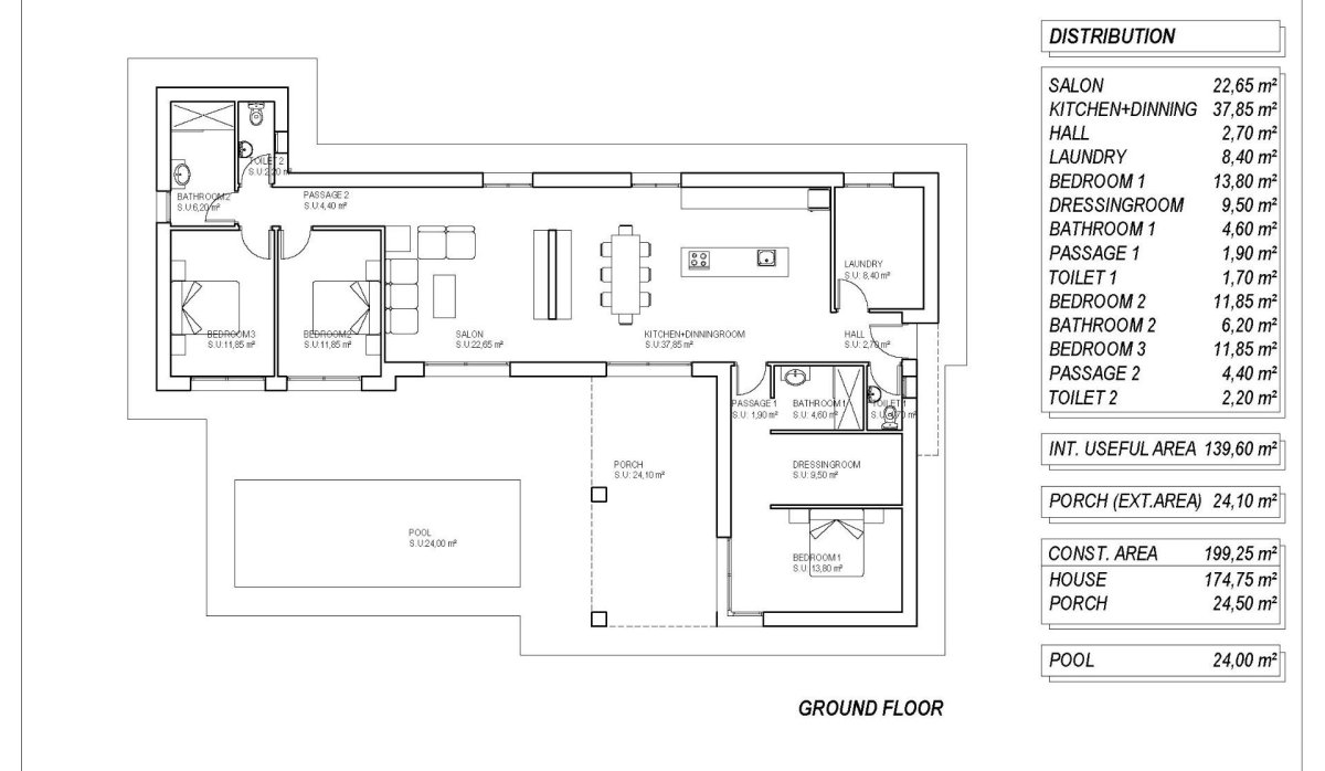 New Build - Villa - Pinoso - Lel