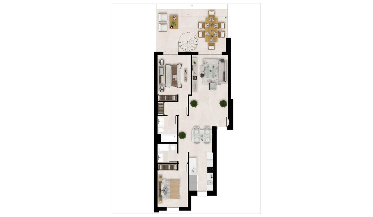 Nauja statyba - Penthausas - 