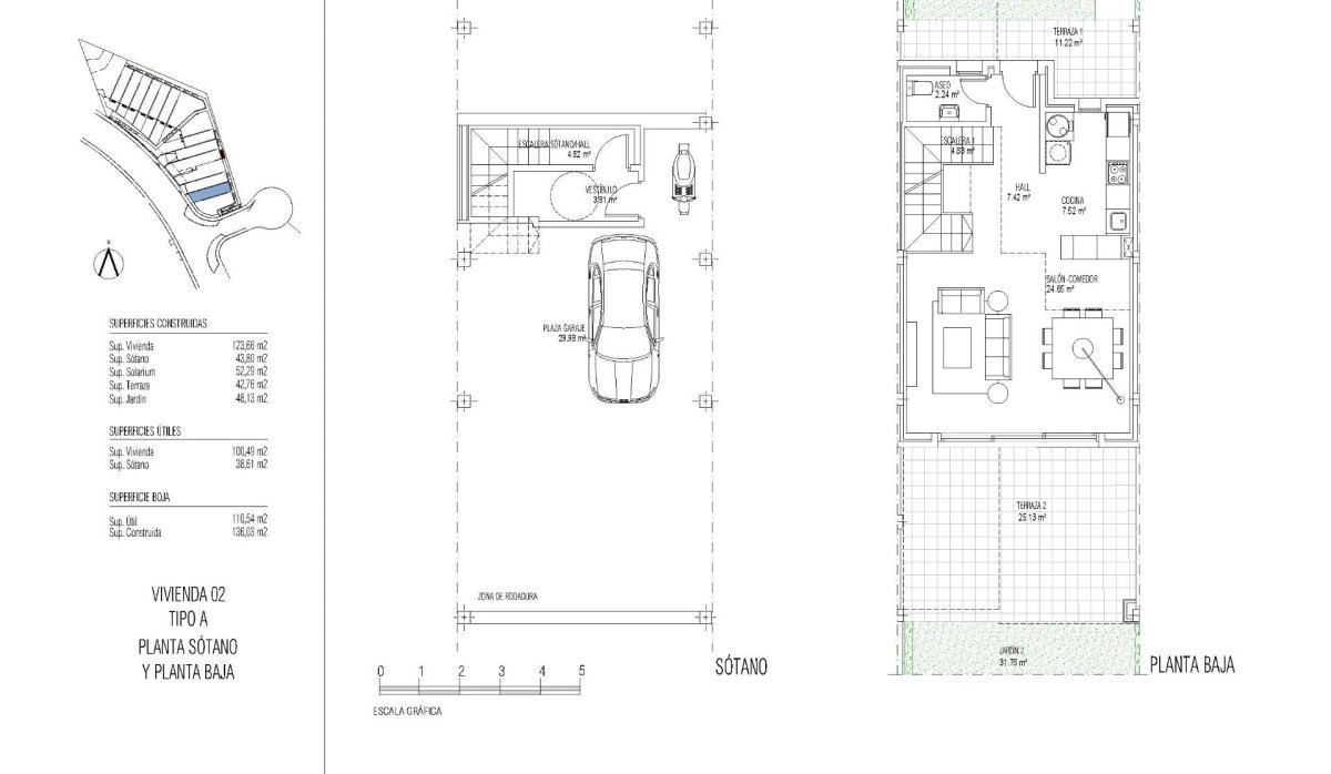 Nauja statyba - Dvibučių namas - 