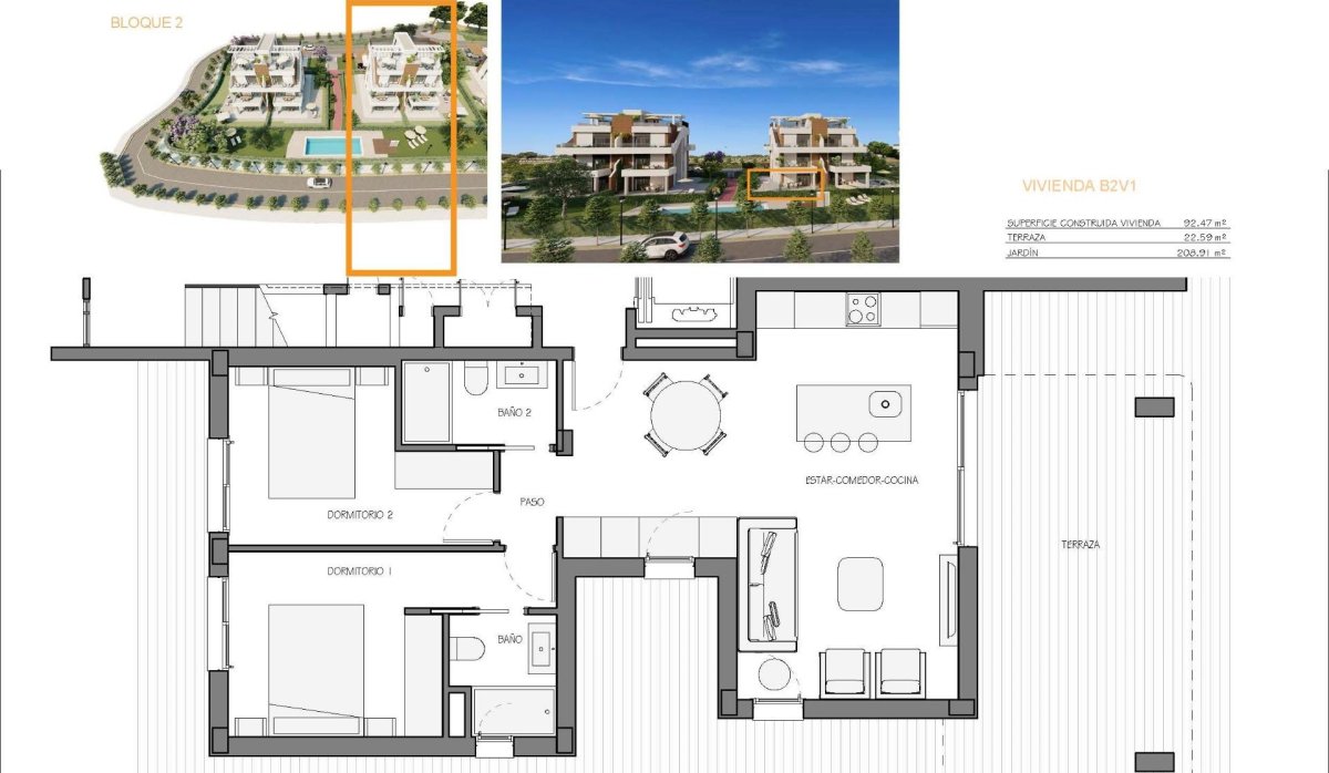 Nauja statyba - Butas / butas - Fuente Álamo