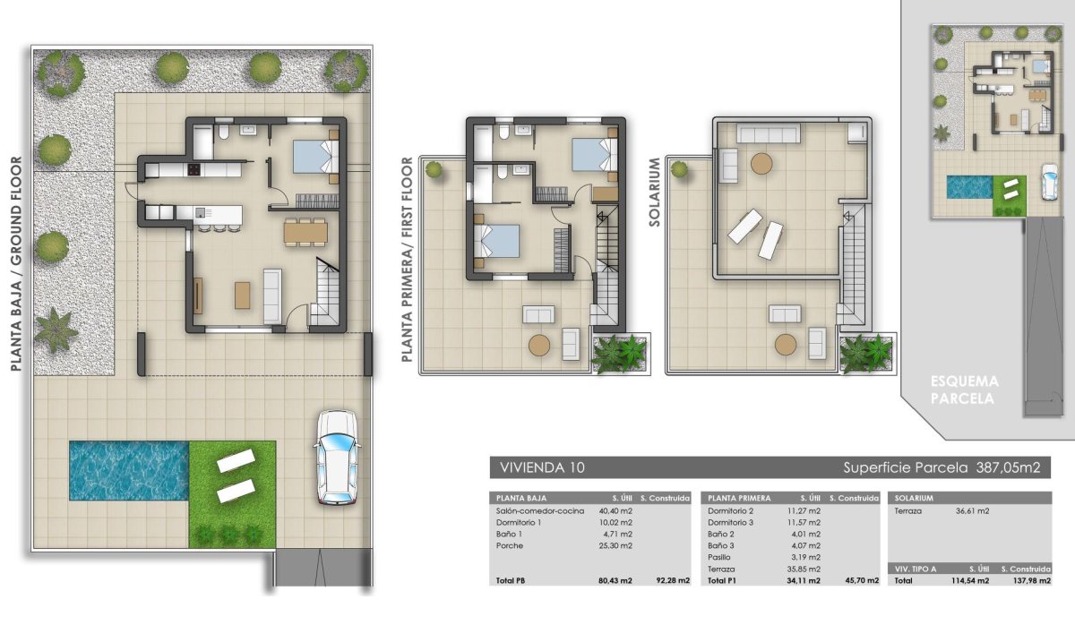 New Build - Villa - Pilar de la Horadada - Polideportivo