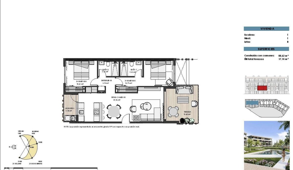 New Build - Apartment / flat - Torre Pacheco - Santa Rosalia Lake And Life Resort